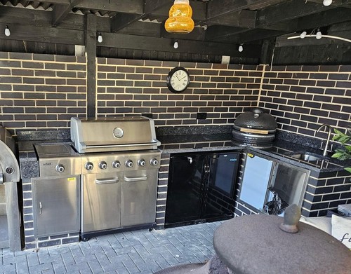 Steel grey granite - granite, offcut