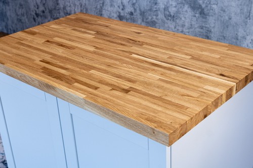 Oak kitchen worktop - oak, solid
