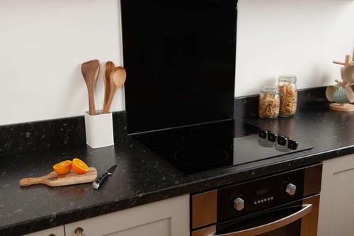 Black granite laminate - black, kitchen