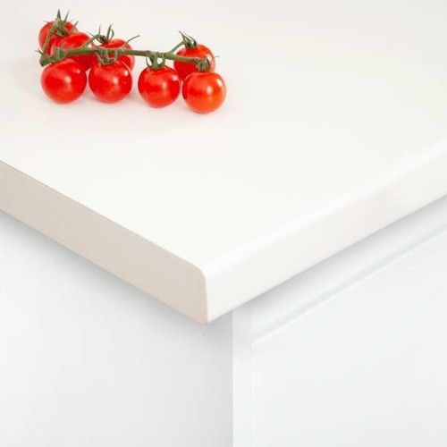 White laminate worktops - white, worktops,