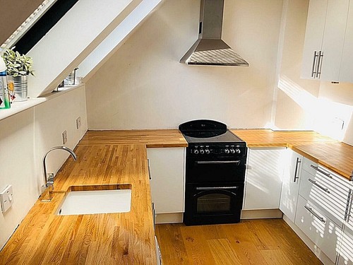 Rustic oak worktop solid wood - solid,