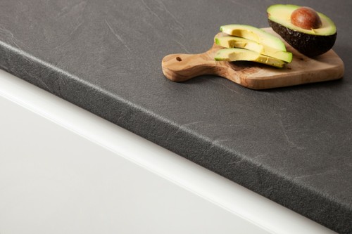 Grey slate laminate worktops - laminate,