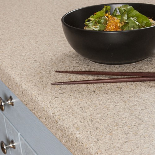 Cream beige laminate - laminate, kitchen