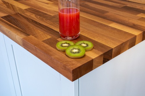 Solid walnut wooden kitchen - wooden,