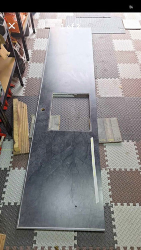 Black laminate kitchen worktop - black,
