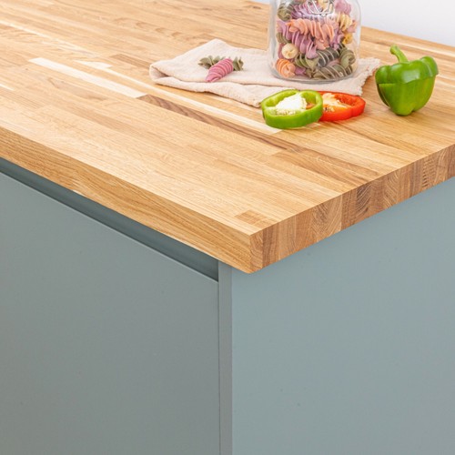 Solid oak kitchen - oak, wood